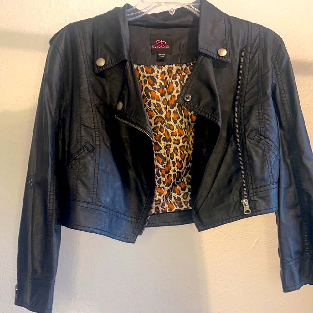 2B Bebe faux leather Jacket